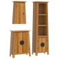 vidaXL Conjunto de muebles de baño 3 piezas madera maciza de pino vidaXL Conjunto de muebles de baño 3 piezas madera maciza de pino