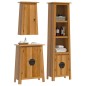 vidaXL Conjunto de muebles de baño 3 piezas madera maciza de pino vidaXL Conjunto de muebles de baño 3 piezas madera maciza de pino