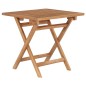 vidaXL Mesa de jardín plegable madera maciza de teca 45x45x45 cm vidaXL Mesa de jardín plegable madera maciza de teca 45x45x45 cm