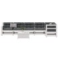 vidaXL Set muebles jardín 7 pzas con cojines madera maciza pino blanco vidaXL Set muebles jardín 7 pzas con cojines madera maciza pino blanco