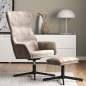 vidaXL Sillón de relax con reposapiés terciopelo gris claro vidaXL Sillón de relax con reposapiés terciopelo gris claro