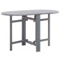 vidaXL Mesa de jardín de madera maciza de acacia gris 120x70x74 cm vidaXL Mesa de jardín de madera maciza de acacia gris 120x70x74 cm