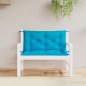 vidaXL Cojines de banco de jardín 2 uds azul claro 100x50x7 cm vidaXL Cojines de banco de jardín 2 uds azul claro 100x50x7 cm