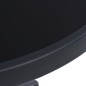 vidaXL Mesa de jardín acero y vidrio negro 80 cm vidaXL Mesa de jardín acero y vidrio negro 80 cm