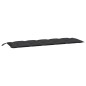 vidaXL Cojín de banco de jardín tela Oxford negro 180x50x7 cm vidaXL Cojín de banco de jardín tela Oxford negro 180x50x7 cm