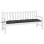 vidaXL Cojín de banco de jardín tela Oxford negro 180x50x7 cm vidaXL Cojín de banco de jardín tela Oxford negro 180x50x7 cm