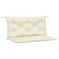 vidaXL Cojines para banco de jardín 2 uds tela Oxford crema 100x50x7cm vidaXL Cojines para banco de jardín 2 uds tela Oxford crema 100x50x7cm