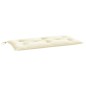 vidaXL Cojines para banco de jardín 2 uds tela Oxford crema 100x50x7cm vidaXL Cojines para banco de jardín 2 uds tela Oxford crema 100x50x7cm