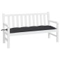 vidaXL Cojín de banco de jardín tela Oxford negro 150x50x7 cm vidaXL Cojín de banco de jardín tela Oxford negro 150x50x7 cm