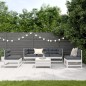 vidaXL Set muebles jardín 6 pzas con cojines madera maciza pino blanco vidaXL Set muebles jardín 6 pzas con cojines madera maciza pino blanco