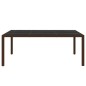 vidaXL Juego de comedor de jardín 11 piezas ratán sintético marrón vidaXL Juego de comedor de jardín 11 piezas ratán sintético marrón