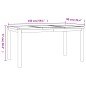 vidaXL Juego de comedor para jardín 5 piezas madera maciza de teca vidaXL Juego de comedor para jardín 5 piezas madera maciza de teca