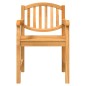 vidaXL Juego de comedor para jardín 4 piezas madera maciza de teca vidaXL Juego de comedor para jardín 4 piezas madera maciza de teca