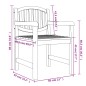 vidaXL Juego de comedor para jardín 4 piezas madera maciza de teca vidaXL Juego de comedor para jardín 4 piezas madera maciza de teca