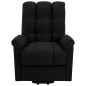 vidaXL Sillón de masaje elevable tela negro vidaXL Sillón de masaje elevable tela negro