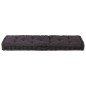 vidaXL Cojín para palés algodón negro 120x40x7 cm vidaXL Cojín para palés algodón negro 120x40x7 cm