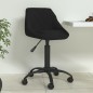 vidaXL Silla de comedor de terciopelo negro vidaXL Silla de comedor de terciopelo negro