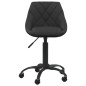 vidaXL Silla de comedor de terciopelo negro vidaXL Silla de comedor de terciopelo negro