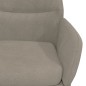 vidaXL Sillón de relax con reposapiés terciopelo gris claro vidaXL Sillón de relax con reposapiés terciopelo gris claro