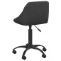 vidaXL Silla de comedor de terciopelo negro vidaXL Silla de comedor de terciopelo negro