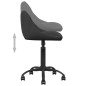 vidaXL Silla de comedor de terciopelo negro vidaXL Silla de comedor de terciopelo negro