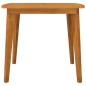 vidaXL Mesa de jardín madera maciza de acacia 85x85x75 cm