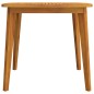 vidaXL Mesa de jardín madera maciza de acacia 85x85x75 cm