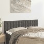 vidaXL Cabeceros 2 unidades terciopelo gris oscuro 72x5x78/88 cm vidaXL Cabeceros 2 unidades terciopelo gris oscuro 72x5x78/88 cm