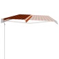 vidaXL Toldo retráctil automático naranja y marrón 500x300 cm vidaXL Toldo retráctil automático naranja y marrón 500x300 cm