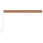 vidaXL Toldo retráctil automático naranja y marrón 500x300 cm vidaXL Toldo retráctil automático naranja y marrón 500x300 cm