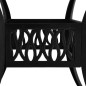 vidaXL Mesa de jardín aluminio fundido negro 90x90x73 cm vidaXL Mesa de jardín aluminio fundido negro 90x90x73 cm