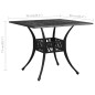 vidaXL Mesa de jardín aluminio fundido negro 90x90x73 cm vidaXL Mesa de jardín aluminio fundido negro 90x90x73 cm