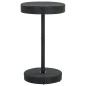 vidaXL Set muebles bar jardín 3 piezas y cojines ratán sintético negro