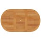 vidaXL Mesa de jardín de madera maciza de teca 150x90x75 cm