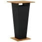 vidaXL Set de muebles de bar jardín 3 piezas y cojines ratán PE negro