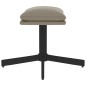 vidaXL Sillón de relax con reposapiés terciopelo gris claro vidaXL Sillón de relax con reposapiés terciopelo gris claro