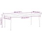 vidaXL Juego de comedor para jardín 7 piezas negro vidaXL Juego de comedor para jardín 7 piezas negro