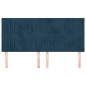 vidaXL Cabeceros 4 unidades de terciopelo azul oscuro 90x5x78/88 cm vidaXL Cabeceros 4 unidades de terciopelo azul oscuro 90x5x78/88 cm