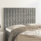 vidaXL Cabeceros 4 unidades terciopelo gris claro 72x5x78/88 cm vidaXL Cabeceros 4 unidades terciopelo gris claro 72x5x78/88 cm