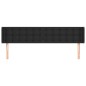 vidaXL Cabecero de cuero sintético negro 163x16x78/88 cm vidaXL Cabecero de cuero sintético negro 163x16x78/88 cm