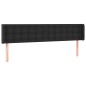 vidaXL Cabecero con LED cuero sintético negro 163x16x78/88 cm vidaXL Cabecero con LED cuero sintético negro 163x16x78/88 cm