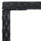 vidaXL Mesa alta de jardín ratán sintético y vidrio negro 70x70x110 cm vidaXL Mesa alta de jardín ratán sintético y vidrio negro 70x70x110 cm