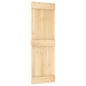 vidaXL Puerta corredera con herrajes madera maciza de pino 70x210 cm vidaXL Puerta corredera con herrajes madera maciza de pino 70x210 cm