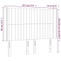 vidaXL Cabecero con LED de tela gris claro 147x16x118/128 cm vidaXL Cabecero con LED de tela gris claro 147x16x118/128 cm