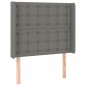 vidaXL Cama box spring con colchón tela gris oscuro 100x200 cm vidaXL Cama box spring con colchón tela gris oscuro 100x200 cm