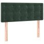 vidaXL Cama box spring con colchón terciopelo verde oscuro 120x200 cm vidaXL Cama box spring con colchón terciopelo verde oscuro 120x200 cm
