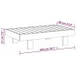 vidaXL Muebles de jardín madera maciza 5 pzas con cojines gris oscuro vidaXL Muebles de jardín madera maciza 5 pzas con cojines gris oscuro