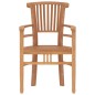 vidaXL Juego de comedor de jardín 7 piezas madera maciza de teca vidaXL Juego de comedor de jardín 7 piezas madera maciza de teca