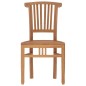 vidaXL Juego de comedor para jardín 5 piezas madera maciza de teca vidaXL Juego de comedor para jardín 5 piezas madera maciza de teca