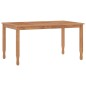 vidaXL Juego de comedor para jardín 5 piezas madera maciza de teca vidaXL Juego de comedor para jardín 5 piezas madera maciza de teca